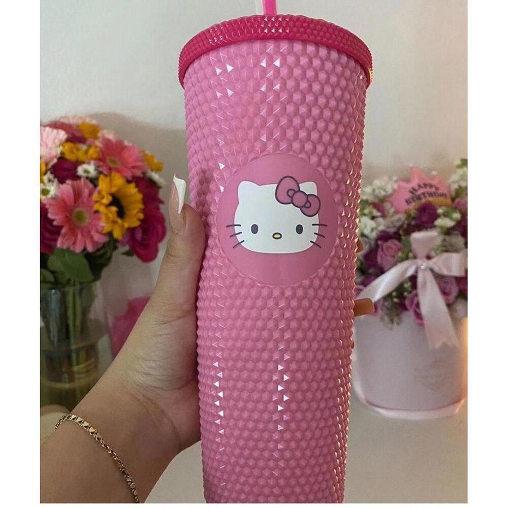Hello Kitty Studded Pink Tumbler